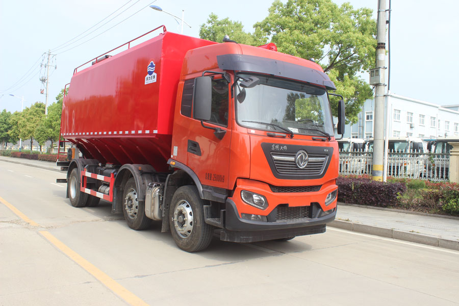 潤知星牌SCS5252ZSLDFH6型散裝飼料運(yùn)輸車